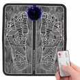 thumbnail image 1 of Electric Foot Massager, Electric Massager Cushion Remote Control 1-100HZ EMS Foot Massager, Women For Men, 1 of 8