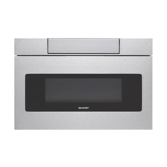 SHARP SMD2477ASC 24” Smart Built-In Microwave Drawer with Hidden Controls, featuring a sleek stainless steel finish, automatic drawer opening, and sensor cook technology. This built-in microwave drawer offers flexible placement in kitchen islands, peninsulas, or cabinetry, with a 1.2 cu. ft. capacity. Advanced features include 13 sensor cook settings, 6 defrost options, a Keep Warm function, and a hidden control panel for a seamless look.