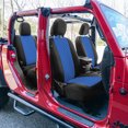 thumbnail image 2 of FH Group Neoprene Waterproof Custom Fit Car Seat Covers for 2020-2024 Jeep Gladiator Blue, 2 of 5