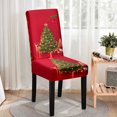 thumbnail image 3 of Christmas Dining Chair Covers Chair Back Covers Removable Washable Chair Protectors For Christmas Home Kitchen, 3 of 6