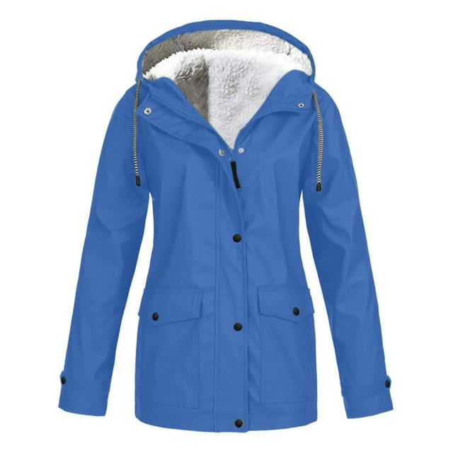 Spring Military Full-Zip Removable Hooded Cotton Mid-Long Parka Jacket Coat for Women