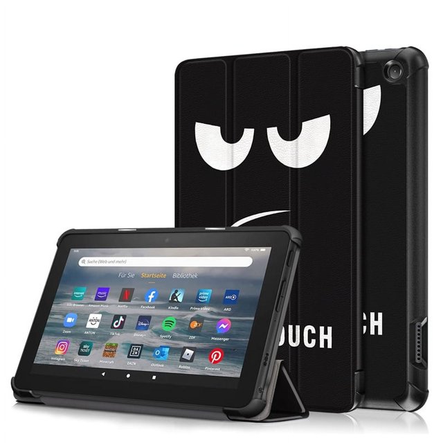 For All-New Fire 7 Fire7 2022 Case Folding Stand Magnetic Hard PC Back Cover for Amazon Fire 7 2022 Tablet Case 12th Generation YJ Fire 7 2022 12th Gen
