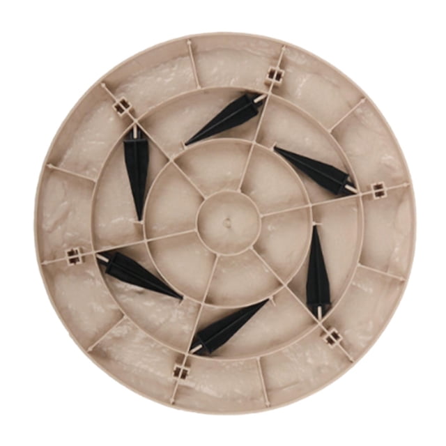 Almencla Pierre de Pas Extérieure Beige Décor Décoratif Installation Facile Cour Stepper Ronde