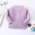 thumbnail image 4 of Kcodviy Chandails d'Hiver pour Tout-Petits Enfants Bébé Fille pour Filles Garçon Col Rond Manches Longues Femmes Hauts d'Hiver Chandail Uni pour Nourrisson Chandail Tricoté Automne Hiver Chaud Chandail à Enfiler Hauts Manteau Veste, 4 of 4