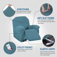 thumbnail image 2 of Super Stretch Recliner Couch Covers Chair Cover Form Fitted Non Slip Reclining Slipcovers for Standard Large Recliner, Soft Thick, 2 of 7