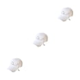 thumbnail image 2 of Thinsony Hip Hop Baseball Cap With Ring Decor For Stylish Look Cotton Ring Baseball Hat Fits All Head Shape Comfortable Ring White 3Set, 2 of 6