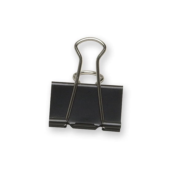 Westcott Black Fold Back Clips 12/box