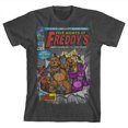 thumbnail image 1 of Five Nights at Freddy's T-Shirt Charbon Chiné pour Enfants de Bande Dessinée, 1 of 2