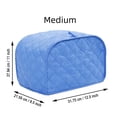 thumbnail image 4 of Hearth & Gear Bread Toaster Cover Protector Home Small Appliance Cover Kitchen Tool Household Linen Organizer for Closet Front Closet Organizers And Storage Foldable Storage Organizer Tote for Storage, 4 of 6