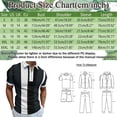 thumbnail image 5 of BOBOGOJP Polos pour Hommes Décontractés à Manches Courtes, Col à Carreaux, Polo avec Poches (Coffee,L), 5 of 5