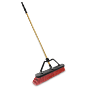 Libman 24" Multi Surface Commercial Push Broom with Brackets