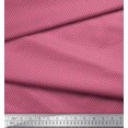 thumbnail image 2 of Soimoi Modal Satin Fabric Triangle & Art Geometric Printed Craft Fabric by The Yard 42 Inch Wide, 2 of 5