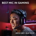 thumbnail image 3 of Refurbished Logitech G522 Lightspeed Wireless Gaming Headset, Over-Ear, PRO-G Audio Drivers, Full Bandwidth Mic with Blue VO!CE, LIGHTSYNC RGB, Bluetooth, USB A to C, Black, 3 of 7