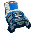thumbnail image 1 of 2pc Star Wars Mandalorian Baby Yoda Quilt Throw Blanket Kids Bedding Set, 1 of 6