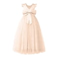 thumbnail image 4 of Robes pour Préadolescentes Robe en Tulle Sans Manches à Volants Robes d'Été pour Filles Robe Chic pour Filles Robes pour Filles Taille 10-12 Ans, 4 of 5