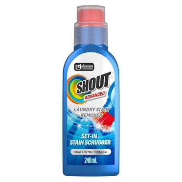 Shout® Stain Remover, Advanced Set-In Stain Scrubber Brush, 246ML