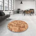 thumbnail image 4 of Ahgly Tapis Rectangulaire Orange Lavable en Machine, 8 Pieds x 10 Pieds, 4 of 7