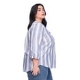 thumbnail image 4 of Lane Bryant Women's Plus 3/4 Sleeve Blouse, 4 of 6