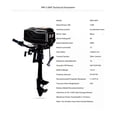 thumbnail image 4 of Inflatable Boat Electric Motor Marine Electric Vessel Outer Engine Rowing Boat Vessel Motor Propeller 12V 24V, 4 of 5