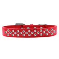 thumbnail image 1 of Sprinkles Dog Collar Clear Crystals Size 16 Red, 1 of 1