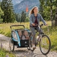 thumbnail image 2 of Aosom Remorque pour Vélo d'Enfant avec Rangement, Harnais à 5 Points, Poussette pour Bébé Bleu, 2 of 10
