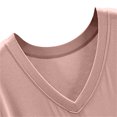 thumbnail image 4 of LSLJS Fashion Women's Short Sleeve V-Neck Dress, Plus Size Dress, 4 of 7