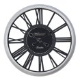 thumbnail image 2 of Monarch Specialties I 9056 - Horloges, Ronde 20 Pouces, Horloge Murale, Noir, Argent, Transitionnel, 2 of 4