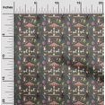 thumbnail image 2 of oneOone Tissu Velours Vert Olive Cirque Fournitures de Courtepointe Imprimé Tissu de Couture au Mètre 58 Pouces de Large, 2 of 5