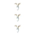 thumbnail image 2 of Wweixi Coat Hooks Easy To Install And Wide Application For Added In Daily Life White gold (deer) 3Set, 2 of 6