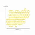 thumbnail image 3 of 10Pcs Honeycomb Car Sticker, Cagogo Honeycomb Car Sticker, Personalized Motorcycle Scooter Taillight Decal, Waterproof Adhesive Vinyl Modification Sticker, Auto Body Styling Accessory for Car Truck, 3 of 6