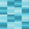 thumbnail image 1 of Ahgly Company Tapis de Zone Carré Lavable en Machine, Turquoise Foncé Vert, 6 Pieds Carré, 1 of 7