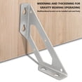 thumbnail image 3 of TopLLC Stainless Steel Multifunctional Corner Three Sided Fixed Corner Brace Cabinet Trapezoidal Hanging Angle Hanging Layer Board Support Furniture Connecto, 3 of 5