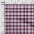 thumbnail image 2 of oneOone Velvet Pink Fabric Check Sewing Material Print Fabric By The Yard 58 Inch Wide, 2 of 4