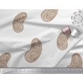 thumbnail image 3 of Soimoi Rayon Crepe Fabric Paisley Block Printed Craft Fabric by The Yard 46 Inch Wide, 3 of 3