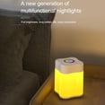 thumbnail image 4 of yeacher USB Rechargeable Multicolor Mood Lamp with Remote, 2400mAh Battery, Portable Camping Light with Hook, 18-24 Hours Runtime, Compact Design for Indoor and Outdoor Use, 4 of 6