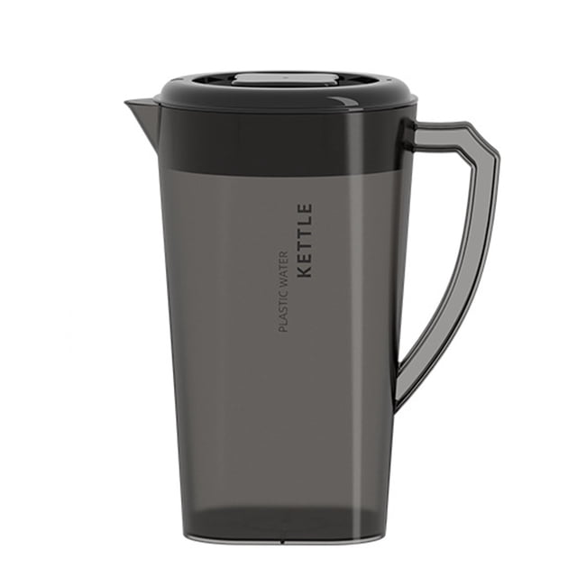 Wzzjkit Plastic Pitcher, Clear Water Pitcher with Lid, Fridge Jug, Shatterproof, Great for Iced Tea, Sangrias, Lemonade, Milk, Large Capacity Tea Pitcher