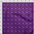 thumbnail image 4 of oneOone Viscose Chiffon Purple Fabric Abstract Sewing Craft Projects Fabric Prints By Yard 42 Inch Wide, 4 of 4