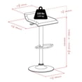 thumbnail image 3 of Winsome 3pc Cora Dining set, 3 of 9