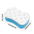 thumbnail image 3 of TopLLC Kitchen Gadgets, Kitchen Accessories, Kitchen Utensils, Kitchen Tool Wave Bath Sponge Bath Wipe Abundant Foam Bath Household Children's Bath Sponge Multiple Function Cleaning Wipe Bath sponge, 3 of 6