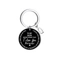 thumbnail image 3 of Creative DIY To My SON Black Stainless Steel Last Name 26 Letter Keychain 2.5cm, 3 of 7