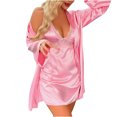 thumbnail image 2 of LSLJS Pyjama Robe à Bretelles en Dentelle Colorée Confortable pour Femme, Chemise de Nuit Tenue d'Intérieur, Robes de Nuit Aguichant pour Femme, 2 of 9