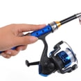 thumbnail image 3 of Mosiee Canne à Pêche Télescopique Mini Moulinet pour Combo : Portable Léger Parfait, 3 of 8