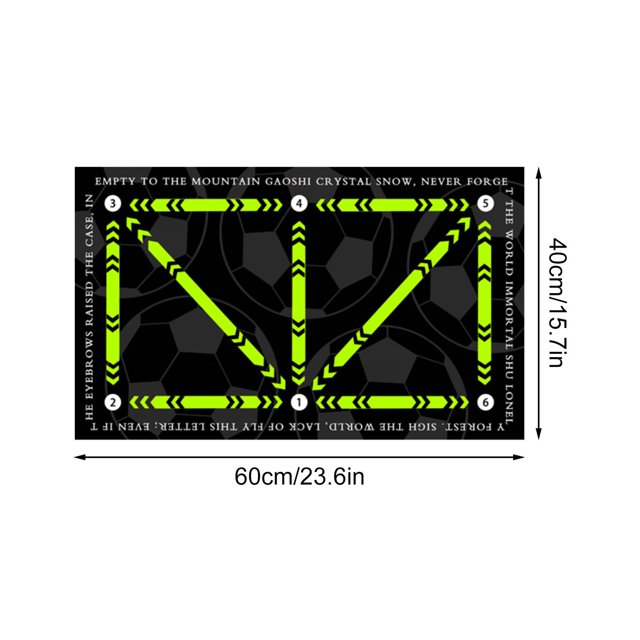 SDNall Tapis de Gym pour Enfants, Tapis de Gym pour Enfants, Tapis de Football Tapis de Football Entraînement Contrôle du Ballon Accessoires d'Entraînement de Football Tapis de Gym Tapis de Football pour Enfants, Tapis de Gym en Caoutchouc, Tapis d'Entraînement pour Animaux