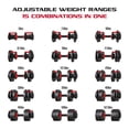 thumbnail image 4 of FitRx SmartBell, Quick-Select Adjustable Dumbbell, 5-52.5 lbs., 4 of 11