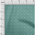 thumbnail image 1 of oneOone Silk Tabby Fabric Leaves & Floral Block Printed Craft Fabric BTY 42 Inch Wide, 1 of 4