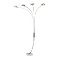 thumbnail image 2 of 88" Tall Metal Floor 4-Arch Lamp with Silver finish, 2 of 2