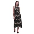 thumbnail image 1 of Bimba Robe Décontractée Oiseau Longue Dos Nu à Col Licou pour Femme Robe de Plage Imprimée - Xxx-Grand, 1 of 6