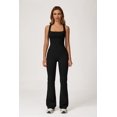 thumbnail image 2 of PISONIC Women Two Piece Workout Sets Racerback Tank Tops Matching High Waisted Flared Leggings with Pockets Gym Yoga Outfits, 2 of 6