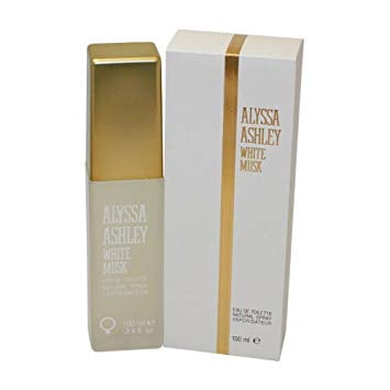 (Lot de 9) Alyssa Ashley Parfum Musc Blanc par Alyssa Ashley Vaporisateur Eau de Toilette 3,4 oz