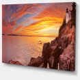 thumbnail image 2 of Panorama du Phare de Bass Harbor Head - Œuvre d'Art Moderne sur Toile de Paysage Marin, 2 of 3